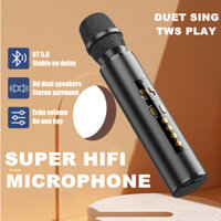 Micro Bluetooth Không Dây Hát Karaoke Mikrofon IOS Android K5 Mới