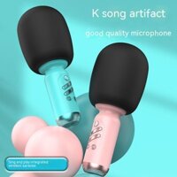 Micro bluetooth Không Dây Tích Hợp Loa Hát karaoke k Thay Đổi Giọng Nói Hai Trong Một Cho Trẻ Em