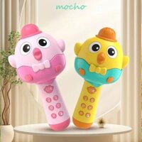 Micrô Bluetooth Không Dây MOCHO, Đồ Chơi Âm Nhạc ABS Micro Không Dây Đồ Chơi, Loa Karaoke Gia Đình Nhạc Cụ Cầm Tay Di Động Trẻ Em Karaoke Micro Quà Tặng Trẻ Em