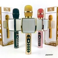 Micro Bluetoth Karaoke YS 91 -micro không dây tương trợ ghi âm-MICRO KARAOKE BLUETOOTH CỰC HAY