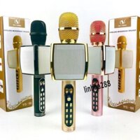 Micro Bluetoth Karaoke YS 91 -micro không dây hỗ trợ ghi âm-MICRO KARAOKE BLUETOOTH CỰC HAY