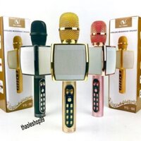 Micro Bluetoth Karaoke YS 91 -micro không dây hỗ trợ ghi âm-MICRO KARAOKE BLUETOOTH CỰC HAY