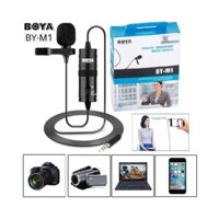 Micro BOYA BY-M1 Thu Âm Cài Áo Cho Điện Thoại, Máy Tính, Máy Quay, Chống Ồn