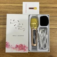 Micro C11 thu âm livestream loại cao cấp kèm tai phone, Micro hát cực hay, Hàng chính hãng.