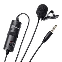 Micro cài áo BOYA BY-M1 – Mic thu âm cho điện thoại và máy ảnh, máy quay