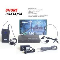 Micro cài áo, đeo tai choàng đầu shure PGX14/93 âm thanh trung thực, độ nhạy cao - micro cài áo