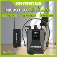 Micrô cài áo không dây để giảng dạy có loa Bộ khuếch đại giọng nói có dây dành cho giáo viên