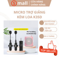 Micro Cài Áo Không Dây K35D Dành Cho Giáo Viên, Máy Trợ Giảng Jack 3.5mm Cắm Loa Khuếch Đại (S MALL) .