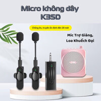 Micro Cài Áo Không Dây K35D Dành Cho Giáo Viên, Mic Trợ Giảng Jack 3.5mm Cắm Loa Khuếch Đại (JA SHOP)