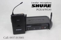 MICRO CÀI ÁO KHÔNG DÂY SHURE PGX14/WL93