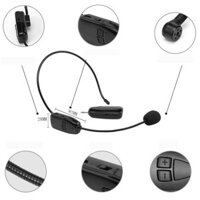 Micro cài tai không dây sóng 2.4G cho máy trợ giảng, loa phỏng vấn | XXD-18