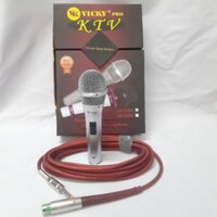 Micro có dây karaoke KTV. micro bằng kim loại, mic hát chất lương, cao cấp.