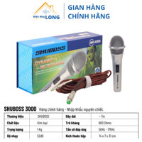 Micro Có Dây SHUBOSS SM - 3000 Cao Cấp Hút Âm Tốt