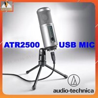 Micro Condenser 5V Cho Thu Âm Trực Tuyến, Podcasting, Lồng Tiếng Thuyết Minh |  Audio Technica ATR2500-USB