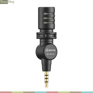 Micro Condenser Mini Cổng 3.5mm TRRS Boya BY-M110