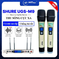 Micro Đầu Thu Lớn SHURE UGS M9 - Siêu Phẩm Micro Karaoke 4 Râu Cao Cấp Giá Rẻ Lọc Âm Nâng Giọng Chống Hú Rè Cực Tốt