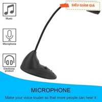 Micro để bàn nhỏ gọn cho máy tính T21 - Mic hội nghị chân cắm 3.5 phù hợp laptop, PC, karaoke, live stream chuyên nghiệp