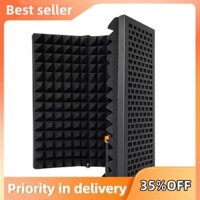 Micro Di Động Để Bàn Hấp Thụ Âm Thanh Bọt Phản Quang Lọc Mic Thiết Bị Cách Âm Để Ghi Âm