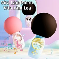 Micro Đồ Chơi Không Dây Sanrio Kuromi My Melody Cinnamaroll Bluetooth Cầm Tay Tích Hợp Loa Cho Bé Hát Karaoke Vui Nhộn