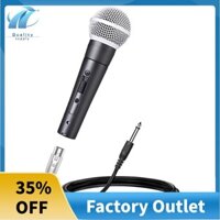 Micro động Cardioid kim loại để hát sân khấu Micro có dây chuyên nghiệp để ghi âm giọng hát