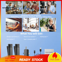 Micro giám sát thời gian thực OPPO Micrô thu âm thanh chính xác Micro Lavalier kép không dây chuyên nghiệp để ghi Video Độ ồn trễ siêu thấp cho nội dung