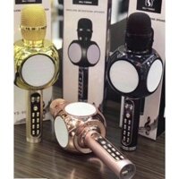 Micro Hát Karaoke Bluetooth ,Mic Hát Không Dây YS90 Tích Hợp Loa, Thẻ Nhớ, Bắt Giọng Chỉnh Tone, Ghi Âm
