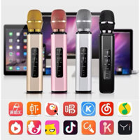 Micro hát KARAOKE kèm loa, Loa kèm Mic kết nối BLUETOOTH với điện thoại âm thanh vang to, xịn tốt - Hàng Cao cấp