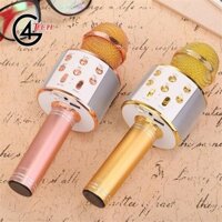 Micro hát Karaoke kiêm Loa Bluetooth - Loại tốt âm thanh chuẩn KTV S8