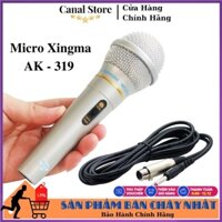 Micro Hát Karaoke Mic Có Dây,CAO CẤP XINGMA AK-319 Hát Cực Hay THÍCH HỢP TẤT CẢ CÁC LOẠI LOA BLUETOOTH. BH uy tín.