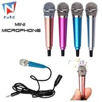Micro Hát Karaoke Mini Có Jack 3.5mm Cho Điện Thoại - Blue