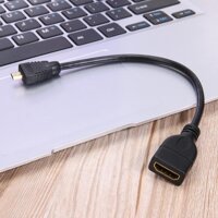 Micro HDMI Male sang HDMI Adapter Cáp Kết Nối Ngắn 17 cm