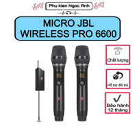 Micro JBL WIRELESS PRO 6600 - Micro Cao Cấp Giá Rẻ, Hút Âm Tốt, Nâng Giọng, Hát Nhẹ Nhàng, Sản Phẩm Đáng Mua Nhất 2023.
