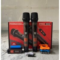 Micro Jbl Wireless Pro 6600 Âm Thanh Cực Tốt, Bắt Âm Cực Chuẩn, Chống Hú Rít, Hỗ Trợ Giọng Mọi Giọng Hát, Thiết Kế Đẹp