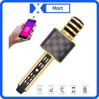 Micro Karaoke Blueooth SD18 chính hãng - Micro không dây hát karaoke trên điện thoại âm cực hút