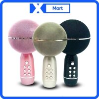 Micro karaoke bluetooth cầm tay YS08 thiết kế siêu xinh - Mic hát karaoke trên điện thoại kèm loa bluetooth