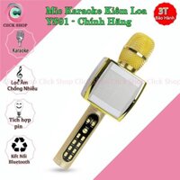 Micro Karaoke Bluetooth Không Dây Đa Năng , Mic Karaoke YS91 Có Loa bass Lớn Hàng Chính Hãng