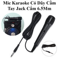 Micro Karaoke Có Dây Jack Cắm 6.5Mm Chuyên Dùng Cho Loa Karaoke