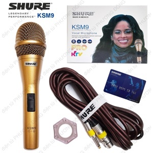 Micro karaoke có dây Shure KSM9