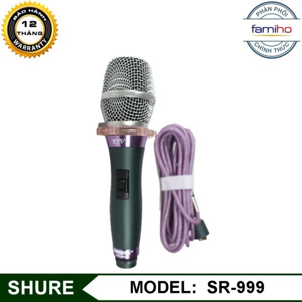 Micro karaoke có dây Shure SR-999