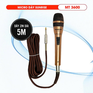 Micro karaoke có dây Sunrise MT-3600