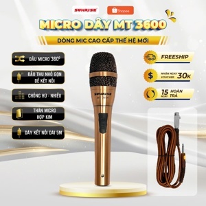 Micro karaoke có dây Sunrise MT-3600