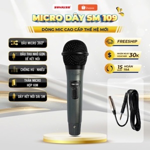 Micro karaoke có dây Sunrise SM-109