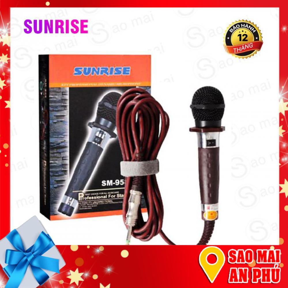 Micro karaoke có dây Sunrise SM-958