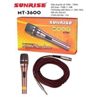 Micro karaoke có dây Sunrise MT-3600