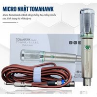 Micro Karaoke Có Dây Tomahawk 2024 Chất Âm Nhẹ, Siêu Sáng, Bắt Âm Nhạy, Chống Hú, Hát Vang, Dây Dài 5m Cao Cấp