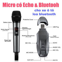 Micro Karaoke Đa Năng Excelvan BX7 Bluetooth 5.0(Chỉnh Echo, Volume, dùng cho xe Oto, loa bluetooth)