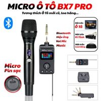 Micro Karaoke Đa Năng MTMAX BX7 Pro Chuyên Dụng Cho Loa Di Động, Xe Ôtô, Loa Kéo, Amply Kết Nối Tới 10M Đầu Thu Tích Hợp Bluetooth Biến Loa, Amply Cũ Thành Thiết Bị Bluetooth Thông Minh