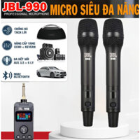 Micro Karaoke J.BL 990 Không Dây, Sài Trên Xe Ôtô, Loa Kéo, Amply, Dàn Karaoke Gia Đình, Loa Bluetooth Mini,Âm Thanh Hay