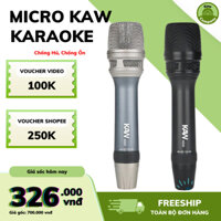 Micro Karaoke KAW Lọc Âm Tốt, Chống Hú, Chống Ồn, Hát Hay Dây Dài 5M Sử Dụng Trong Gia Đình-BH 12 Tháng