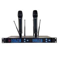 Micro karaoke không dây cao cấp Shure UR-18D (Hàng nhập loại 1 xịn, Mic UHF chuyên nghiệp, Mic hát nhẹ, tiếng sáng, ấm)